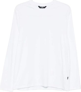 7 For All Mankind Heren, Tops, Wit, Maat: L Katoen