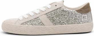 D.A.T.E. D.a.t.e., Schoenen, Dames, Grijs, 40 EU, Leer, Hill Low