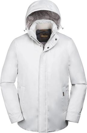 Moorer Petrini-Ads hooded jacket - men - Polyester/Polyurethane - 52 - White