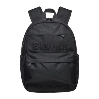 Blauer Backpacks, male, Black, Size: ONE SIZE Basic Nylon Backpack Black Unisex