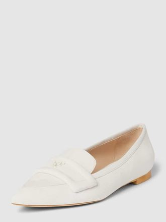 Marc Cain Mokassins mit Label-Detail in Sand, Größe 38