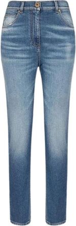 Balmain Slim Fit Denim Jeans - Dames - Skinny Jeans - Blauw - S - Denim - Jeans