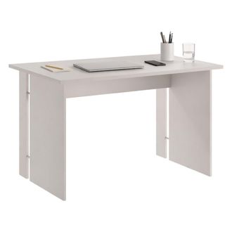Dmora Escritorio Runin, Un Estante, Tablero De Madera Nobilitada, Color Beige, 119x78x75h Cm Beige
