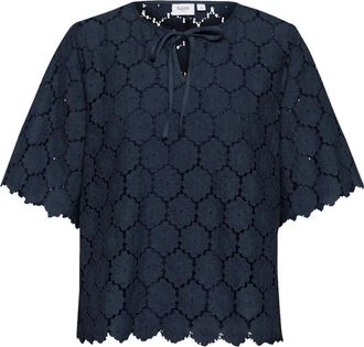 Saint Tropez Blouses & Hemden - Dames - Blouses & Shirts - Zwart - Maat: S