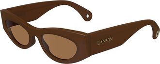 Lanvin LNV669S 235 Womens Sunglasses Brown Size 52