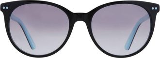 Calvin Klein Grey Gradient Oval Ladies Sunglasses CK18509SG 004 55