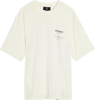 Represent Revere Manor Printed Cotton-blend T-shirt - White - XL