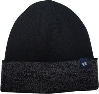 United By Blue The Essential Merino Marled Beanie in Black at Nordstrom