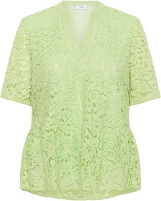 Saint Tropez ZannaSZ Blouse - Dames - Blouses & Shirts - Groen - Maat: 2XL