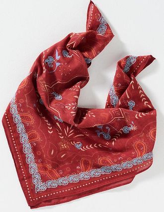 Elizabeth Gillett 100% Cotton Embroidered Bandana
