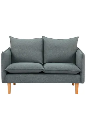Livetastic 2-Sitzer-Sofa, Dunkelgrau, Textil, Kiefer, F&uuml;llung: Schaumstoff,Schaumstoff, 130x84x82 cm, Wohnzimmer, Sofas & Couches, Sofas, Textilsofas
