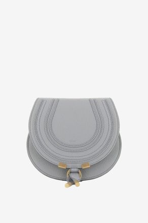 Chlo&eacute; Schultertasche aus genarbtem Leder Marcie Small