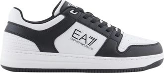 Emporio Armani Slasher Sneakers - Heren - Sneakers - Zwart - 42 EU - Leer - Schoenen