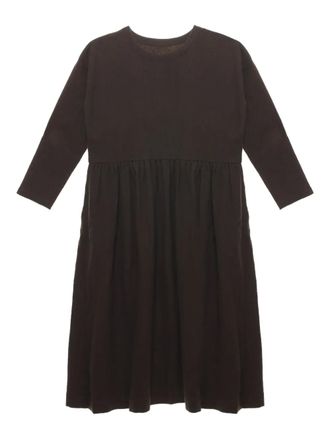 Uma Wang Alexa long-sleeve midi dress - Brown
