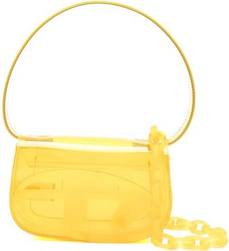 Diesel 1DR Shoulder Bag - Dames - Handtassen - Geel - ONE Size - Katoen - Tassen