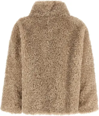 Herno Shearling-Effect Polyester Coat - Beige