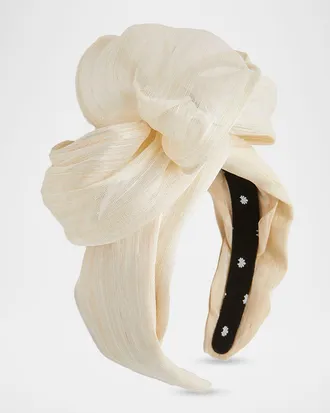Lele Sadoughi Zaha Silk Headband