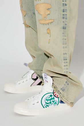 Kenzo Hoshi High Sports Shoes, Mens, White