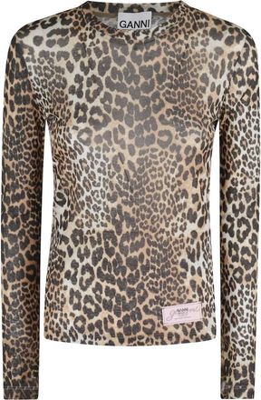 Ganni Dames, Tops, Veelkleurig, Maat: S