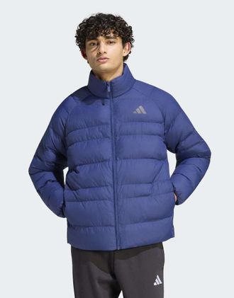 adidas Essentials - Giacca isolante ripiegabile blu scuro