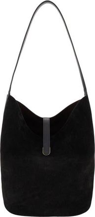 Vince Eris Large Suede Bucket Bag in Black at Nordstrom