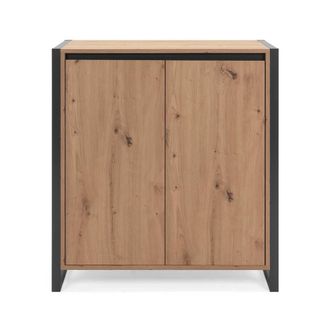 Calicosy Small 2-Door Storage Buffet, 80Cm Wide - DENVER in Light Oak