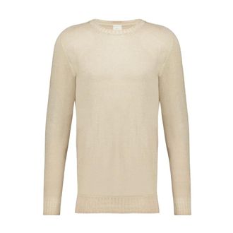 120% Lino Heren, Truien, Beige, Maat: XL Linnen