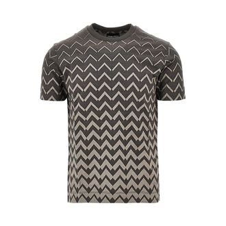 Emporio Armani Jacquard jersey T-shirt Man XS