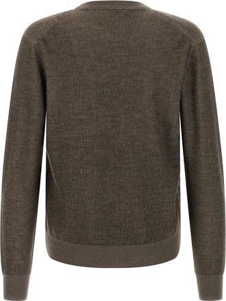 Brioni Mens Brown Cashmere Cardigan Clothing