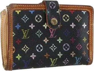 Louis Vuitton Pre-owned Wallets, female, Multicolor, Size: ONE SIZE Pre-owned Canvas Wallet