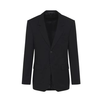 Balenciaga Tailored Two-Button Blazer Jacket - male - Balenciaga - Blazers - Black - M - Jackets