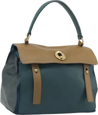 Saint Laurent Tricolor Muse Two Leather Multicolour Leather Handbag (Pre-Owned)