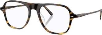 Oliver Peoples Accessoires, unisex, Bruin, ONE Size, Leer, Stijlvolle Havana Bril
