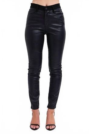 Judy Blue High Waist Faux Leather Skinny Pants - Plus In Black