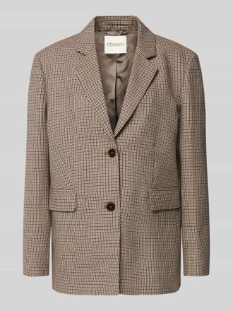 Closed Closed Relaxed Fit Blazer mit Pattentaschen Modell LOLA in Hellbraun, Gr&ouml;&szlig;e XL