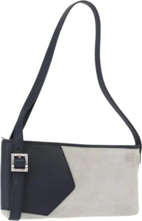 Loewe Borsa a spalla Pre-owned in pelle - - Pre-owned - Donna - Grigio - ONE SIZE