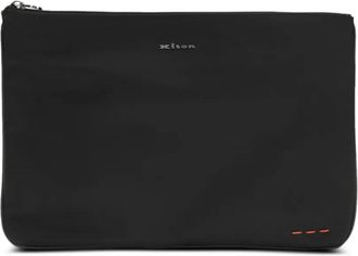 Kiton Clutch con zip - Nero
