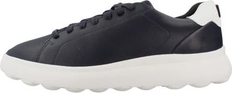Geox Spherica Ec 4.1 - Heren - Sneakers - Blauw - 41 EU - Leer - Schoenen