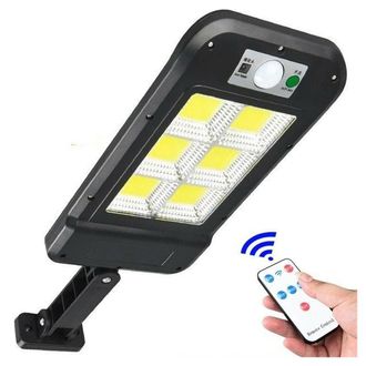 Trade Shop Trade Shop Traesio - Trade Shop - Faro Lampione Stradale Pannello Solare Fotovoltaico Sensore 160 Led Cob Hs-8013