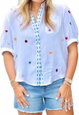 THML Clothing Seaside Icon Top In White