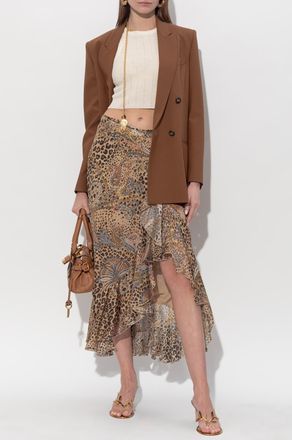 Etro Silk Skirt, Womens, Brown