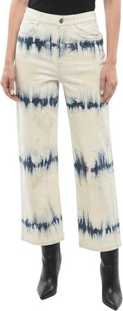 Stella McCartney Off White Straight High Rise Jeans