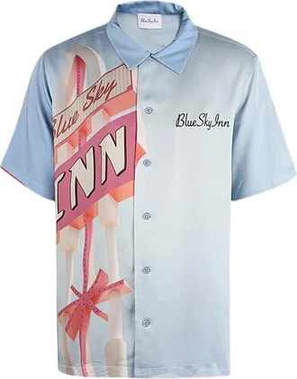 Blue Sky Inn Chemise - Heren - Korte mouwen Overhemden - Veelkleurig - M - Overhemden