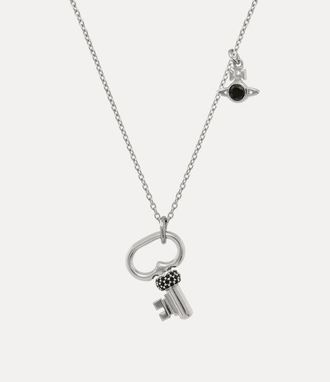 Vivienne Westwood Man. Baya Pendant Necklace Silver Silver Cubic Zirconia Men