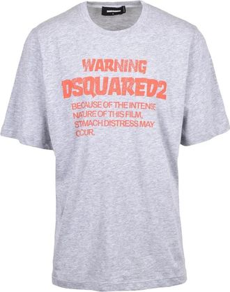 Dsquared2 Cotton/Viscose T-shirt - Grey