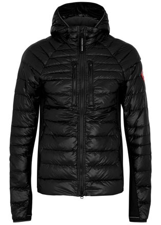 Canada Goose Hybridge Lite Black Hooded Shell Jacket, Black, Jacket - L