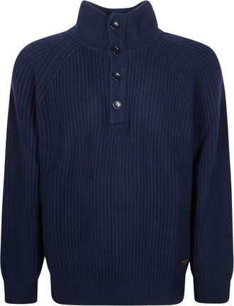 Filson Bristol Cardigan Sweater - Knitwear - Hombre - Azul - S