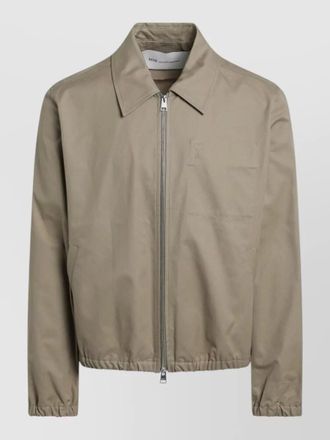 Ami jacket elasticated hem long sleeves collar