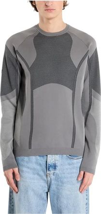 Puma Puma, Fitness, Heren, Grijs, S, Nylon, San San Gear Knit LS Sweatshirt