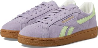 Reebok Womens Club C Grounds UK Sneaker, Dusk Purple/Astro Lime/Gum, 6.5 UK